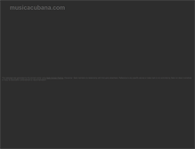 Tablet Screenshot of musicacubana.com